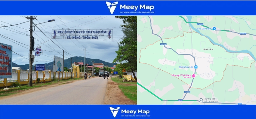 Bản đồ quy hoạch thị xã An Nhơn, Bình Định|Kế hoạch sử dụng đất 10 Bản đồ xã Nhơn Lộc, thị xã An Nhơn