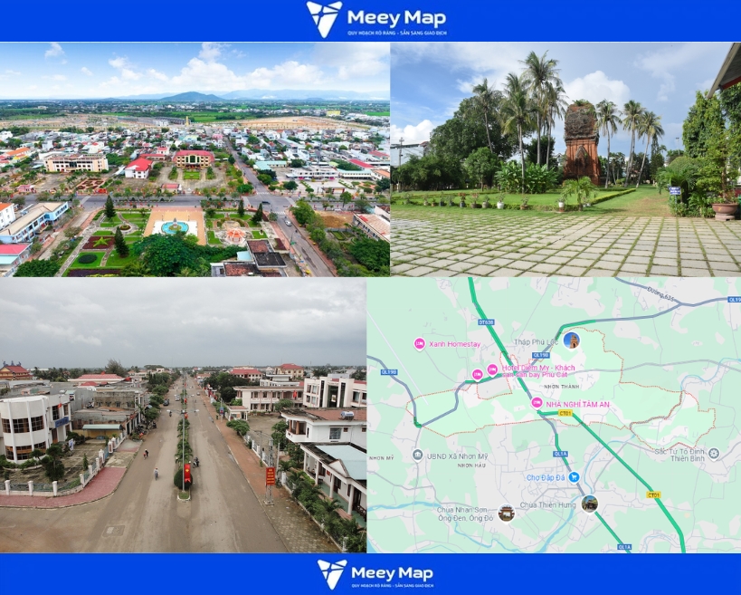 Bản đồ quy hoạch thị xã An Nhơn, Bình Định|Kế hoạch sử dụng đất 5 Bản đồ xã Nhơn Thành, thị xã An Nhơn