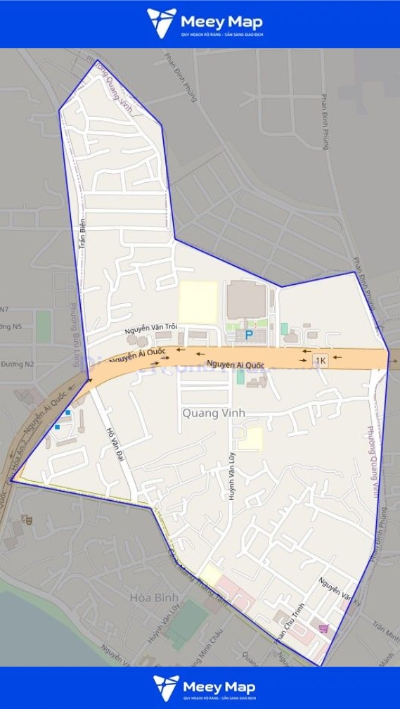 Bản đồ quy hoạch Thành phố Biên Hòa tỉnh Đồng Nai|Kế hoạch quy hoạch sử dụng đất 18 Bản đồ xã Quang Vinh, Thành Phố Biên Hòa