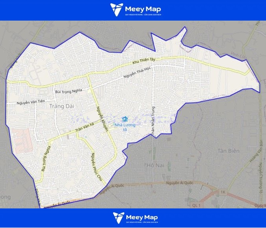 Bản đồ quy hoạch Thành phố Biên Hòa tỉnh Đồng Nai|Kế hoạch quy hoạch sử dụng đất 31 Bản đồ xã Trảng Dài, Thành Phố Biên Hòa