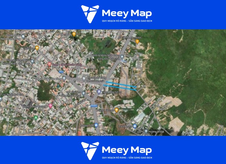 Bản đồ quy hoạch xã Phước Đồng, TP Nha Trang, tỉnh Khánh Hòa 5 Doan duong se mo theo quy hoach the hien tren ban do Google ve tinh 1