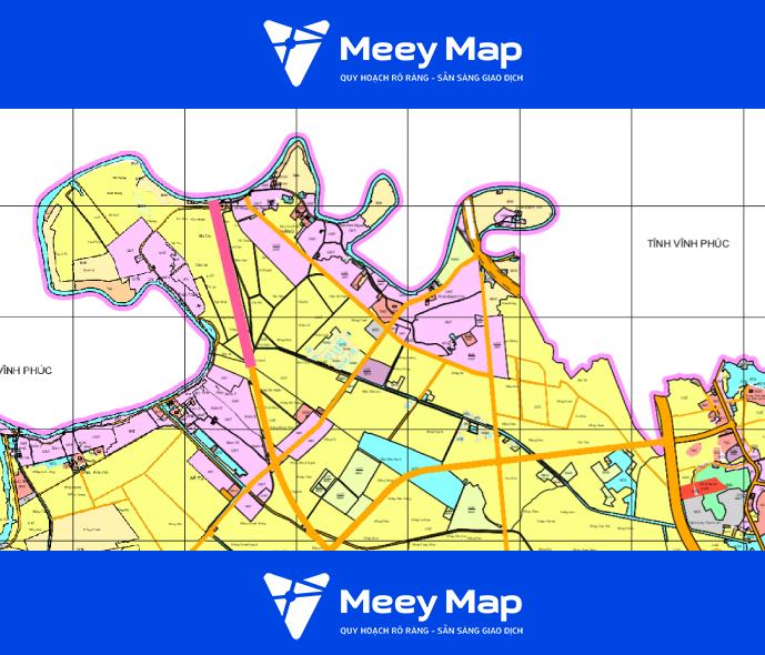 Bản đồ quy hoạch xã Tiến Thắng, Mê Linh, Hà Nội| Kế hoạch sử dụng đất 40 Duong co the mo theo quy hoach o xa Tien Thang theo ban do quy hoach su dung dat thoi ki 2021 2030 huyen Me Linh TP Ha Noi. Duong ke mau hong