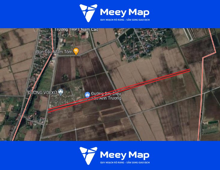 Bản đồ quy hoạch xã Nhân Mỹ, huyện Lý Nhân, tỉnh Hà Nam 17 Duong noi duong so 7 noi tren toi duong DH 10 tren ban do Google ve tinh
