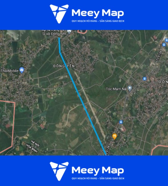 Bản đồ quy hoạch xã Đông Yên, Quốc Oai, Hà Nội 9 Hinh anh thuc dia google tren ve tinh 5