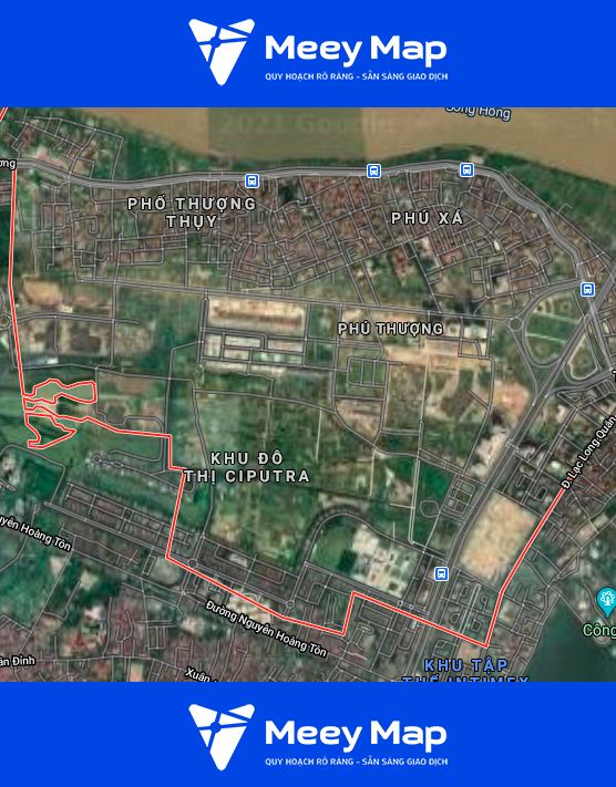 Bản đồ quy hoạch phường Phú Thượng, Tây Hồ, Hà Nội 5 Hinh anh thuc dia tren Google ve tinh 6