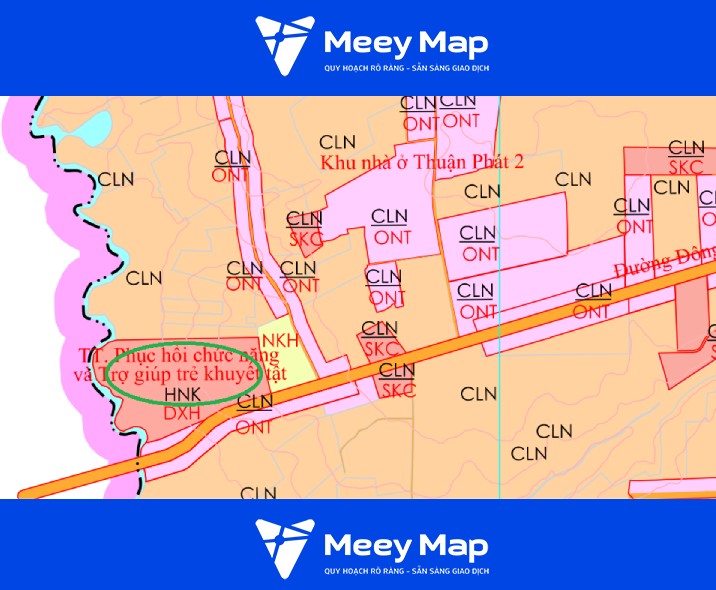 Bản đồ quy hoạch xã Long Nguyên, Bàu Bàng, Bình Dương 8 Khu dat co quy hoach cua xa Long Nguyen tren ban do quy hoach su dung dat den nam 2030 huyen Bau Bang
