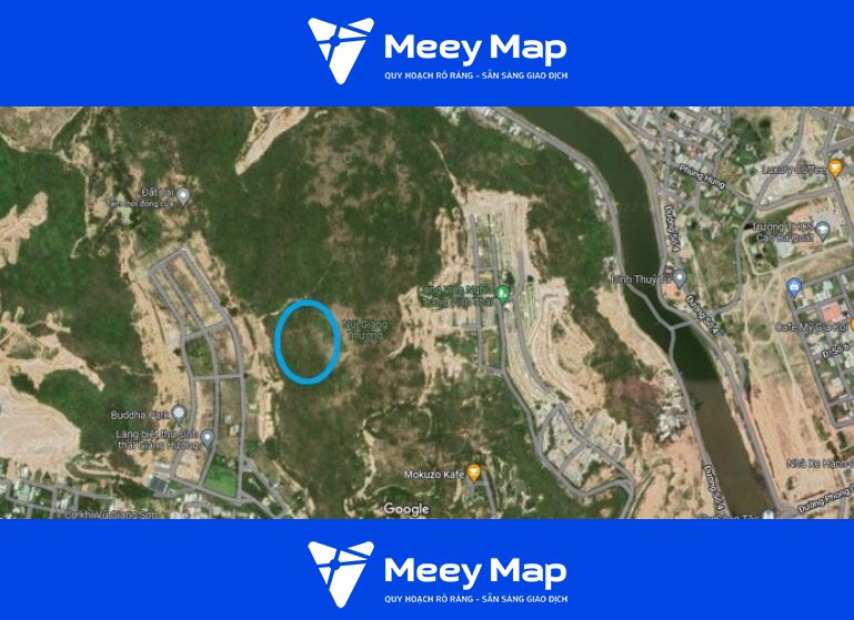 Bản đồ quy hoạch xã Vĩnh Thái, TP Nha Trang, tỉnh Khánh Hòa 7 Khu dat duoc khoanh tron mau xanh la dat duoc quy hoach the hien tren ban do Google ve tinh 1