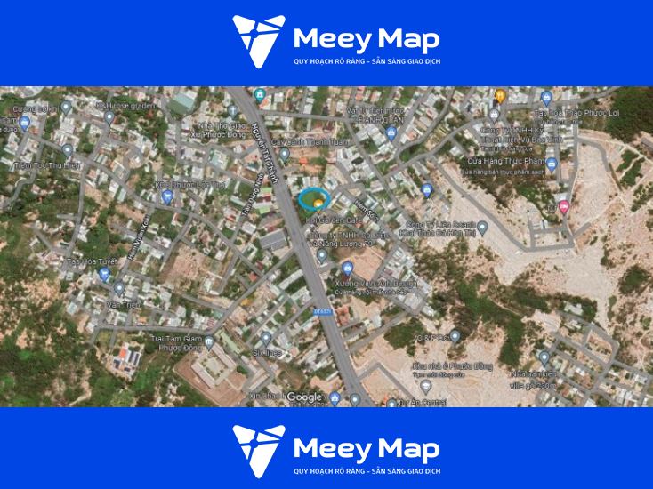 Bản đồ quy hoạch xã Phước Đồng, TP Nha Trang, tỉnh Khánh Hòa 7 Khu dat duoc khoanh tron mau xanh la dat duoc quy hoach the hien tren ban do Google ve tinh 2