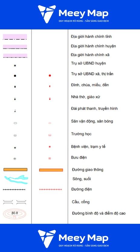 Ky hieu giao thong tren ban do quy hoach 1