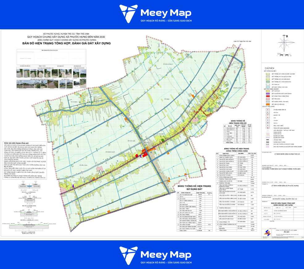 Bản đồ xã Phước Hưng, huyện Trà Cú – Quy hoạch – Tổng quan 3 Quy hoach chung xay dung xa Phuoc Hung dem nam 2030
