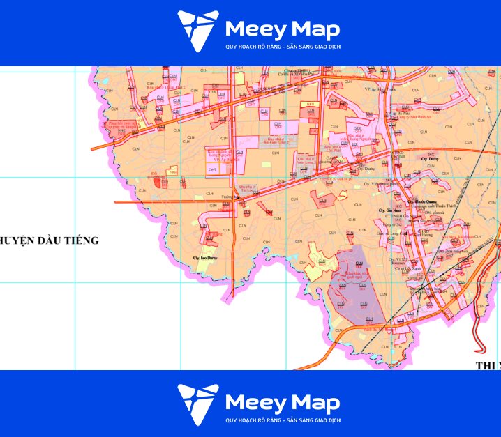 Bản đồ quy hoạch xã Long Nguyên, Bàu Bàng, Bình Dương 3 Quy hoach su dung dat xa Long Nguyen duoc the hien tren ban do quy hoach su dung dat den nam 2030 huyen Bau Bang