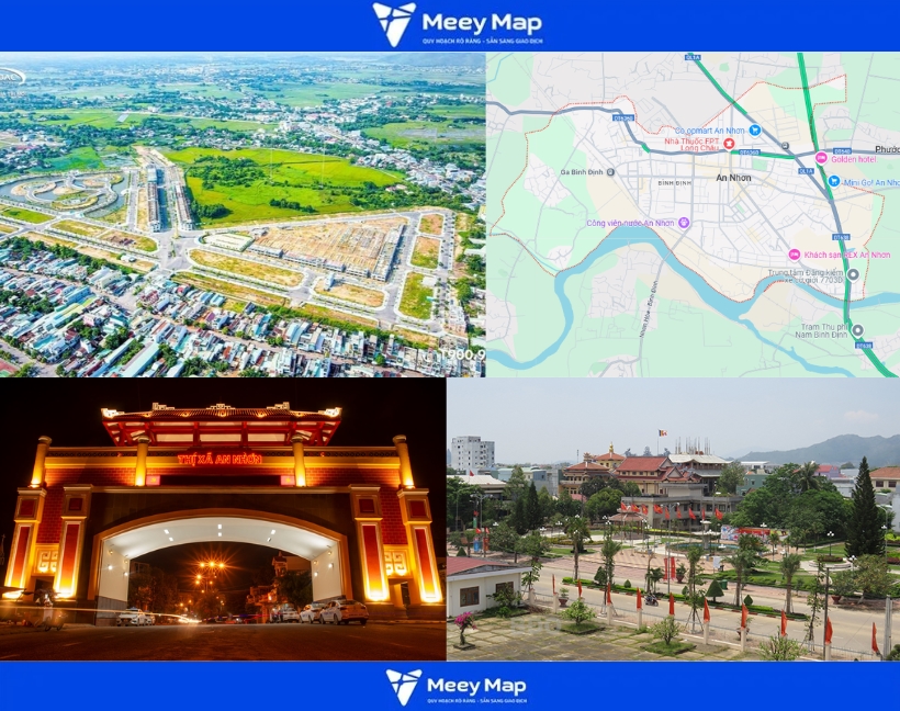 Bản đồ quy hoạch thị xã An Nhơn, Bình Định|Kế hoạch sử dụng đất 1 Thị xã An Nhơn, Bình Định