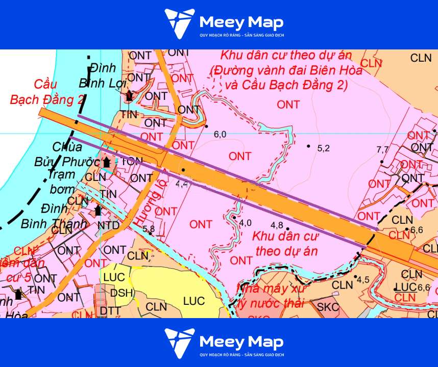 Tuyen duong se mo o trong pham vi xa Binh Loi trong tuong lai theo ban do quy hoach su dung dat den nam 2030 huyen Vinh Cuu