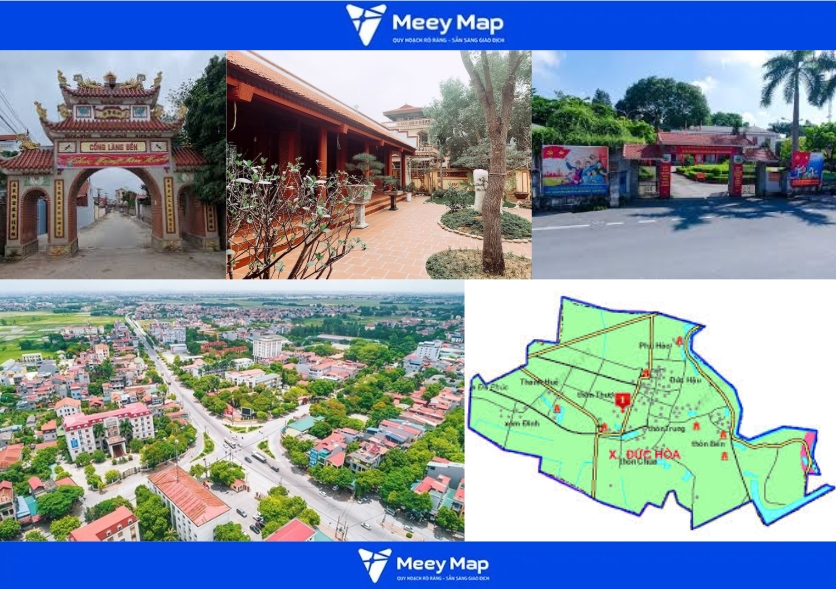 Bản đồ quy hoạch Xã Đức Hòa, Sóc Sơn, Hà Nội| Kế hoạch sử dụng đất 1 Vị trí địa lý xã Đức Hòa, Sóc Sơn, Hà Nội