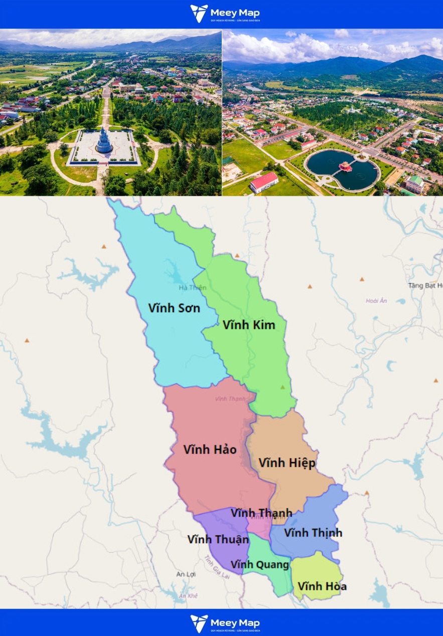 Bản đồ quy hoạch sử dụng đất huyện Vĩnh Thạnh, tỉnh Bình Định 2 huyện Vĩnh Thạnh