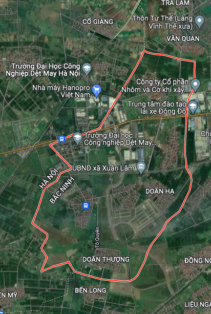 Đường sẽ mở theo quy hoạch ở xã Xuân Lâm, huyện Thuận Thành, Bắc Ninh 5 anh chup man hinh 2022 04 27 luc 125537 20220427125828277