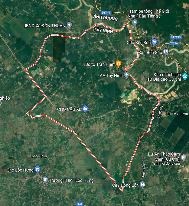 Đường sẽ mở theo quy hoạch ở xã Hưng Thuận, thị xã Trảng Bàng, tỉnh Tây Ninh (phần 2) 18 anh chup man hinh 2022 06 15 luc 103933 20220615104012838