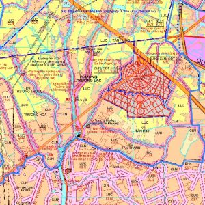 bản đồ quy hoạch phường trường Lạc quận Ô Môn, thành phố Cần Thơ, Việt Nam.