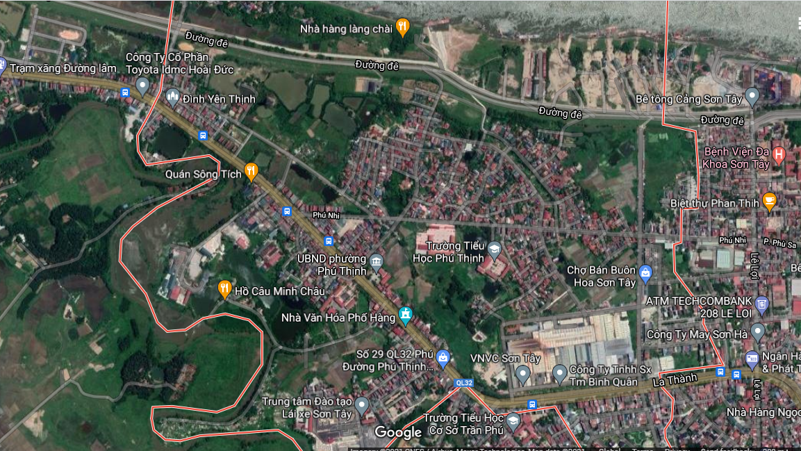 Bản đồ quy hoạch Phường Phú Thịnh Thị xã Sơn Tây - Ảnh 10