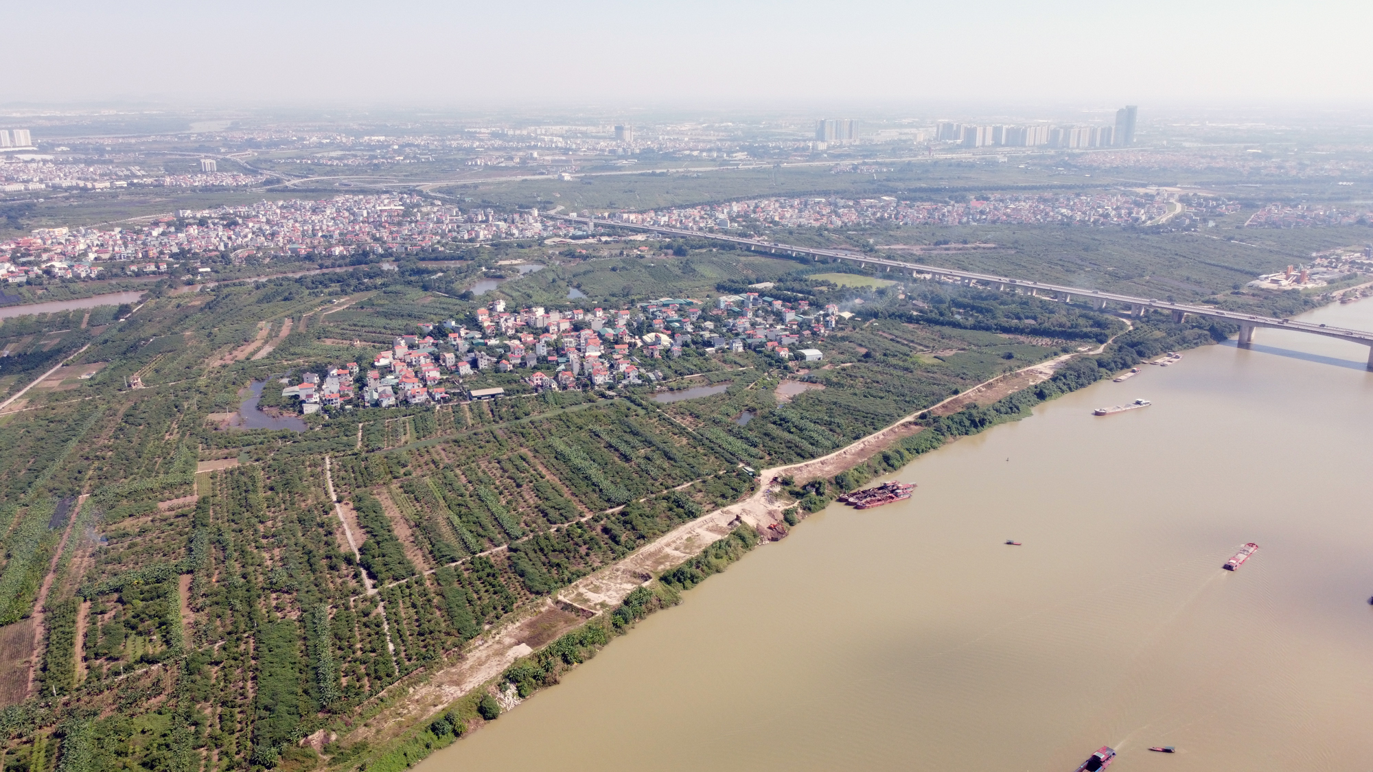 Bộ Xây dựng thông tin về quy hoạch phân khu đô thị sông Hồng và sông Đuống 3 dji0703 16414396064161227329186