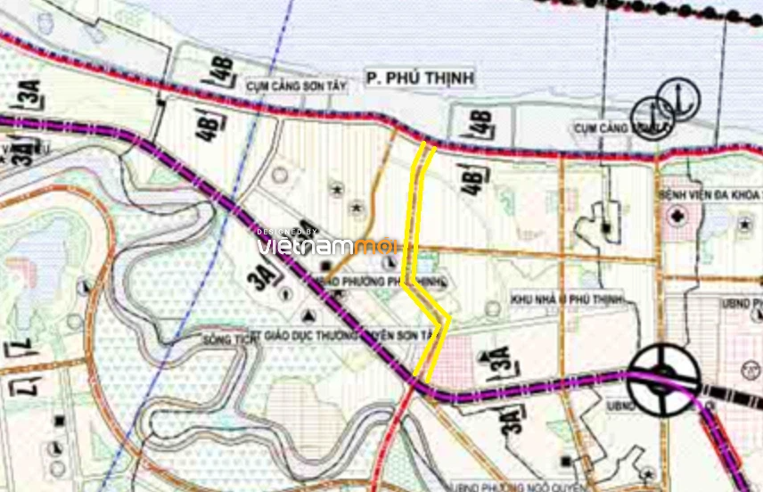Bản đồ quy hoạch Phường Phú Thịnh Thị xã Sơn Tây - Ảnh 15