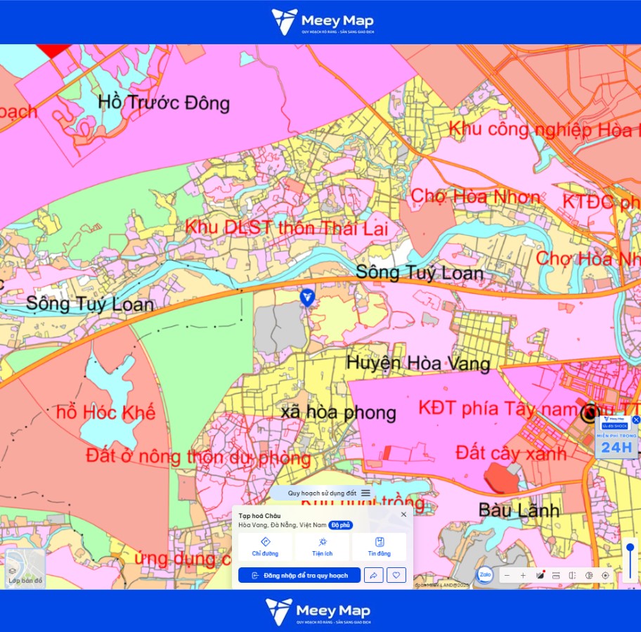 Đất có quy hoạch ở xã Hòa Châu, huyện Hòa Vang, Đà Nẵng 2 Bản đồ Quy hoạch ở xã Hòa Châu, huyện Hòa Vang, Đà Nẵng