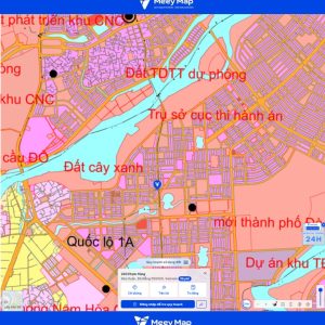 Bản đồ quy hoạch ở xã Hòa Liên, huyện Hòa Vang, Đà Nẵng