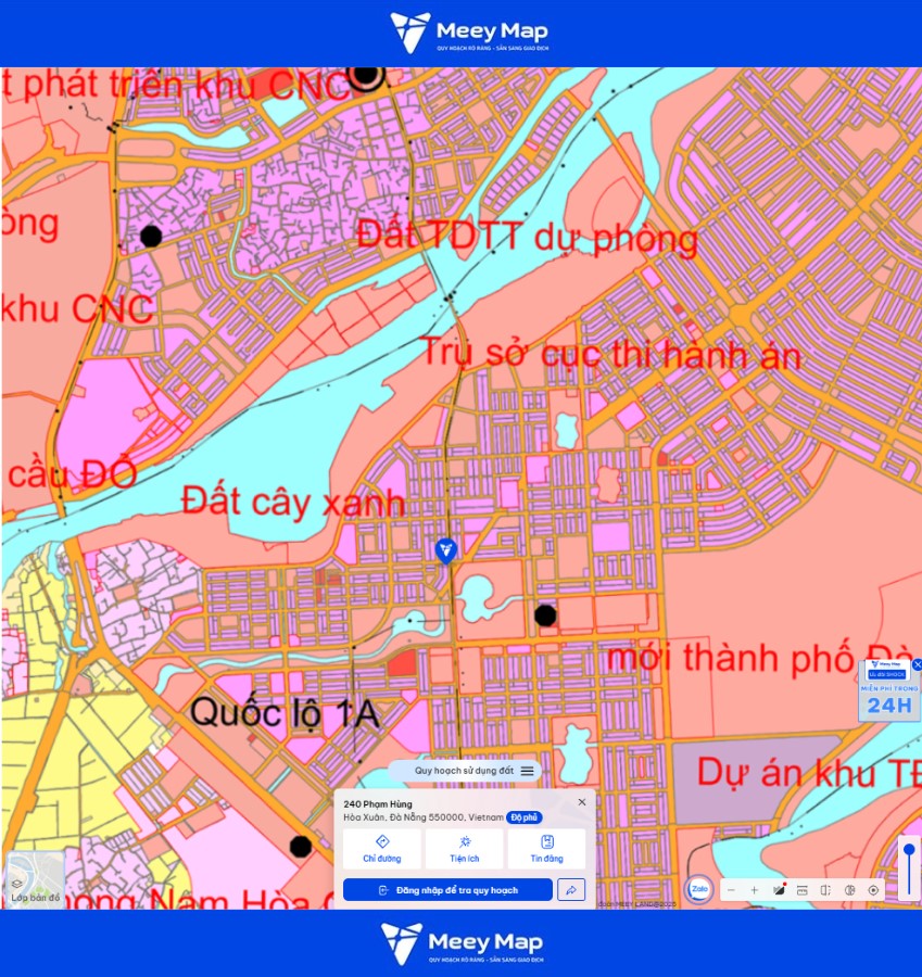 Đất có quy hoạch ở xã Hòa Liên, huyện Hòa Vang, Đà Nẵng 2 Bản đồ quy hoạch ở xã Hòa Liên, huyện Hòa Vang, Đà Nẵng
