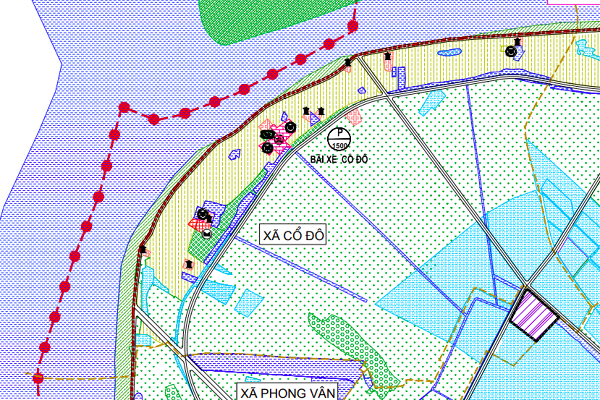 Bản đồ quy hoạch xã Cổ Đô