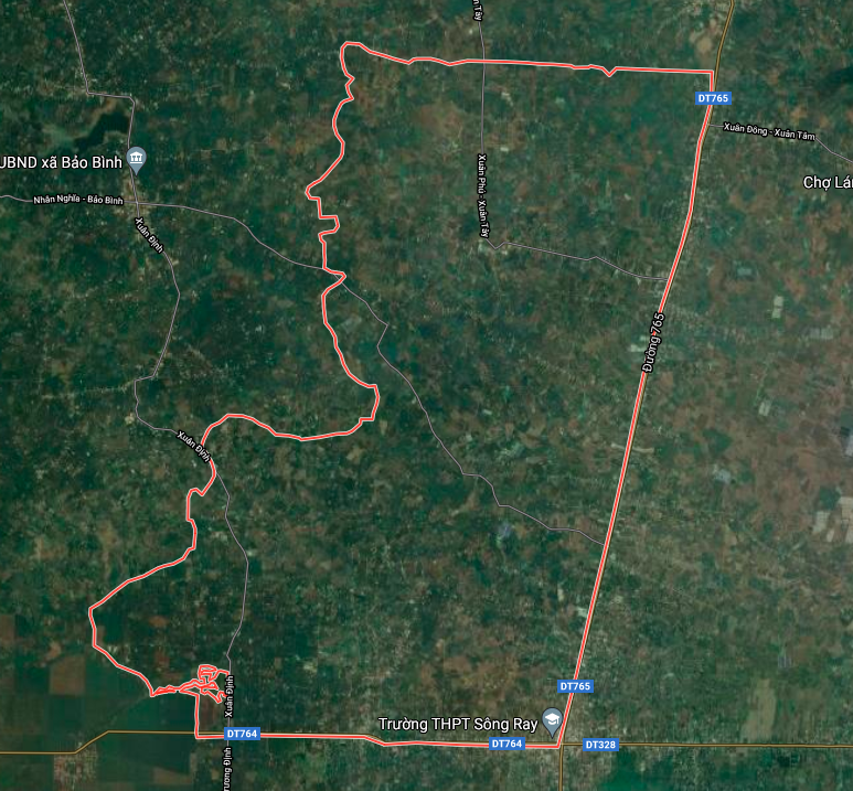 Bản đồ quy hoạch giao thông xã Xuân Tây, Cẩm Mỹ, Đồng Nai 2 screen shot 2021 08 17 at 165754 16291942914581537700313