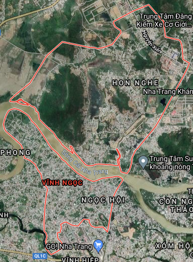 Bản đồ quy hoạch sử dụng đất xã Vĩnh Ngọc, TP Nha Trang, tỉnh Khánh Hòa 1 xã Vĩnh Ngọc, TP Nha Trang
