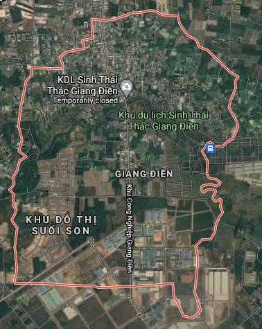 Bản đồ quy hoạch giao thông xã Giang Điền, Trảng Bom, Đồng Nai 1 vt 1630143790408903231975