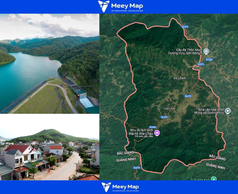 Bản đồ quy hoạch sử dụng đất xã Long Sơn, huyện Sơn Động, tỉnh Bắc Giang 1 xã Long Sơn, huyện Sơn Động
