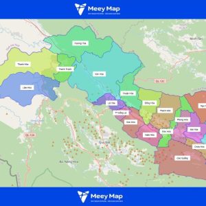 Bản đồ hành chính huyện Tuyên Hóa