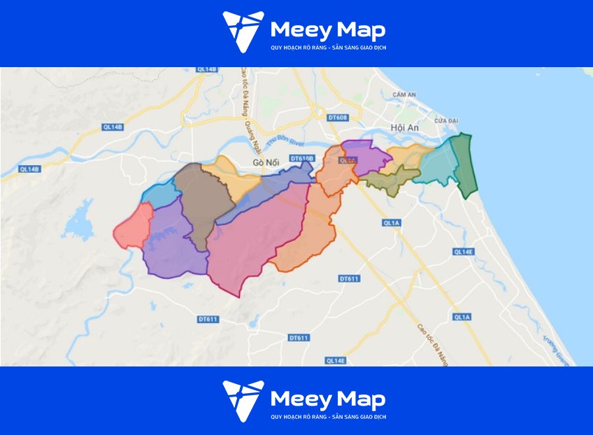 Bản đồ quy hoạch Huyện Duy Xuyên, Quảng Nam| Kế hoạch sử dụng đất 1 Bản đồ huyện Duy Xuyên