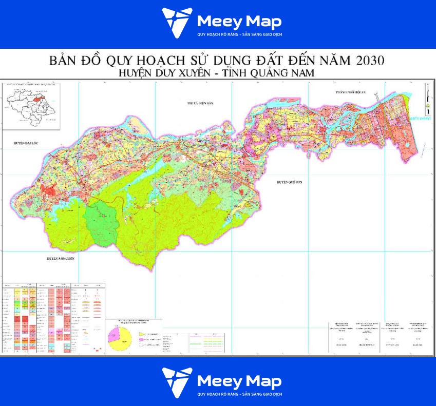 Bản đồ quy hoạch Huyện Duy Xuyên, Quảng Nam| Kế hoạch sử dụng đất 5 Bản đồ quy hoạch huyện Duy Xuyên