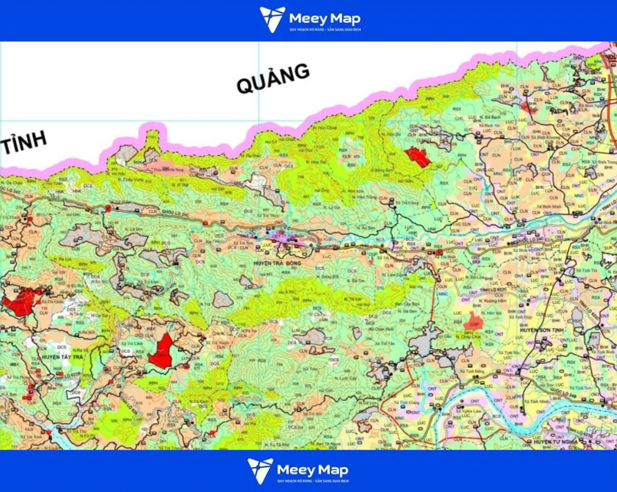 Bản đồ quy hoạch huyện Trà Bồng, Tỉnh Quảng Ngãi| Kế hoạch sử dụng đất 1 Bản đồ quy hoạch huyện Trà Bông, Quảng Ngãi