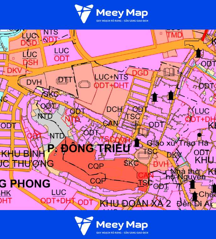 Ban do quy hoach phuong Dong Trieu