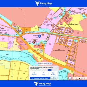 Bản đồ quy hoạch sử dụng đất xã Đông Phong, huyện Yên Phong, Bắc Ninh