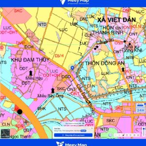 Bản đồ quy hoạch sử dụng đất xã Việt Dân, thị xã Đông Triều, tỉnh Quảng Ninh
