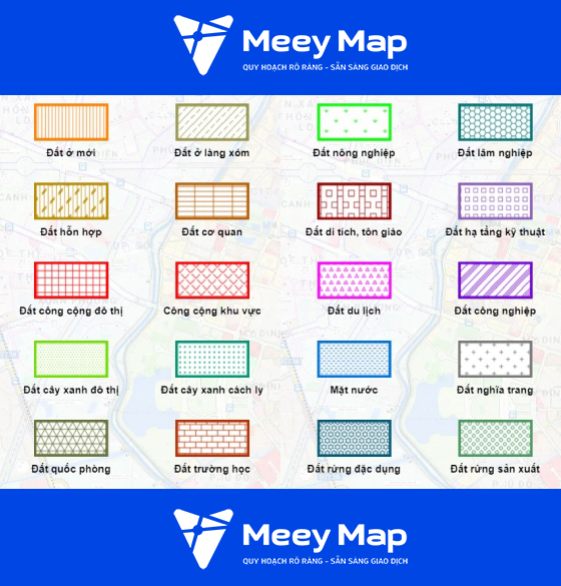 Bản đồ quy hoạch phường Quảng An, Tây Hồ, Hà Nội 2 Ky hieu cac loai dat tren ban do quy hoach 2