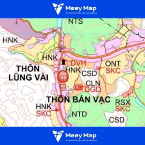 Bản đồ quy hoạch huyện Văn Lãng, Lạng Sơn| Kế hoạch sử dụng đất 1 Mot khu dat co quy hoach the hien tren ban do quy hoach su dung dat den nam 2030 huyen Van Lang