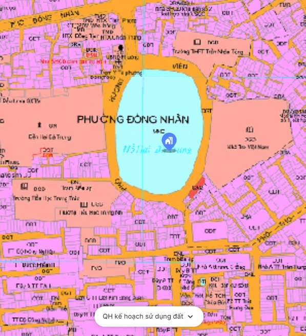 Bản đồ Quy Hoạch Phường Đồng Nhân, Quận Hai Bà Trưng, Hà Nội| Kế Hoạch Sử Dụng đất | Meey Map