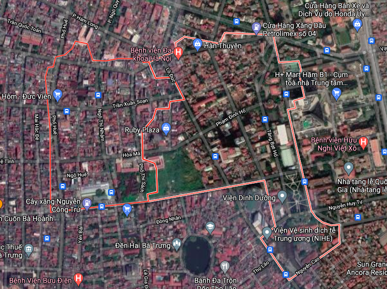 Bản đồ quy hoạch Phường Phạm Đình Hổ, Hai Bà Trưng, Hà Nội| Kế hoạch sử dụng đất 5 screen shot 2021 08 10 at 164935 1628589009805977331185