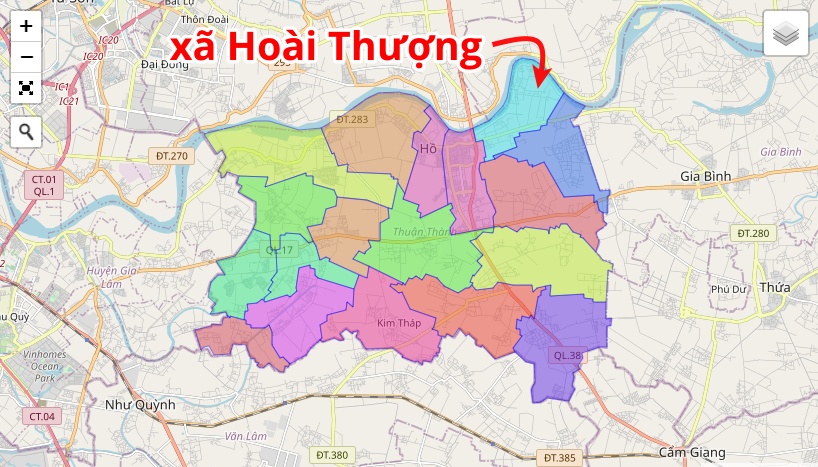 Bản đồ quy hoạch sử dụng đất Hoài Thượng - Thuận Thành - Bắc Ninh mới nhất (đã phê duyệt) 5 src1LK.Vi tri Thuan Thanh xa Hoai Thuong