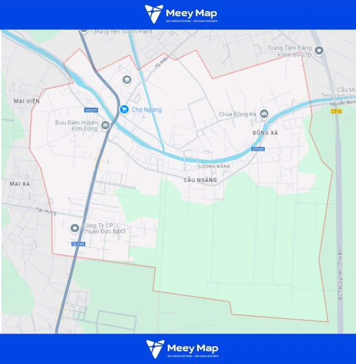 Bản đồ quy hoạch Huyện Kim Động, Hưng Yên|Quy hoạch Sử dụng Đất 6 Bản đồ thị trấn Lương Bằng, huyện Kim Động