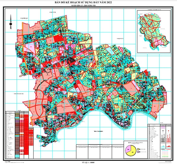 Bản đồ quy hoạch Huyện Tiên Lữ mới nhất