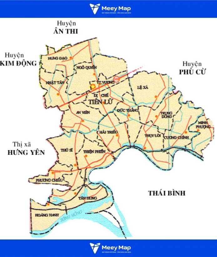 Bản đồ quy hoạch Huyện Tiên Lữ, Tỉnh Hưng Yên|Kế hoạch sử dụng Đất 5 Vị trí huyện Tiên Lữ, Kim Động