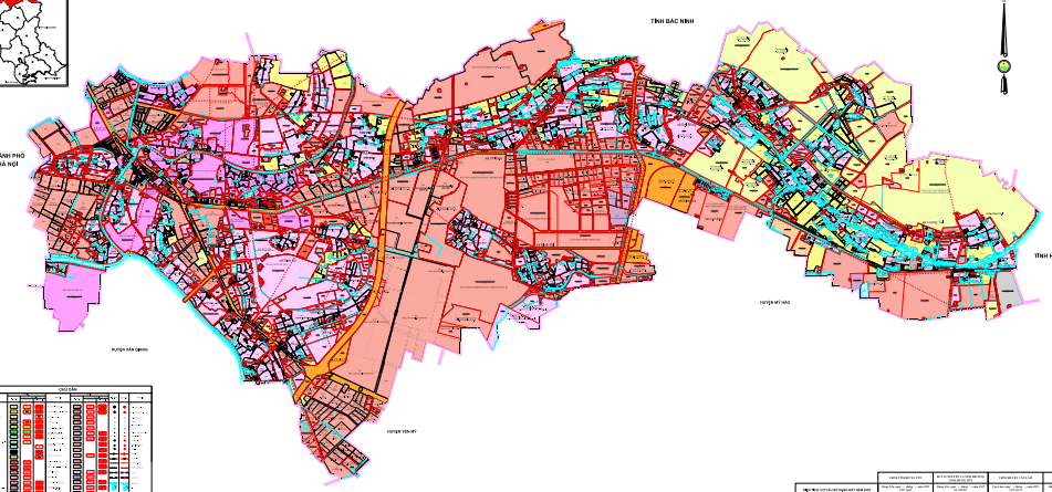 Bản đồ quy hoạch giao thông huyện Văn Lâm