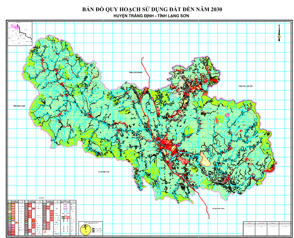 Bản đồ quy hoạch huyện Tràng Định, Lạng Sơn